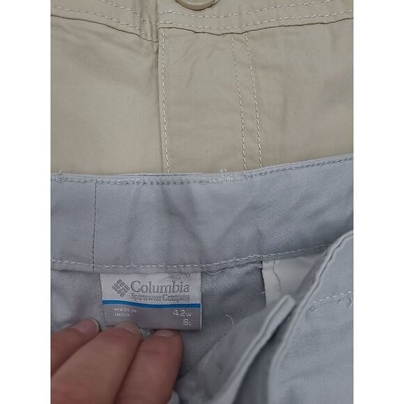 Columbia PFG Shorts Men's Size 42w Lot of 5 Chino Flat Front Shorts - Picture 7 of 11